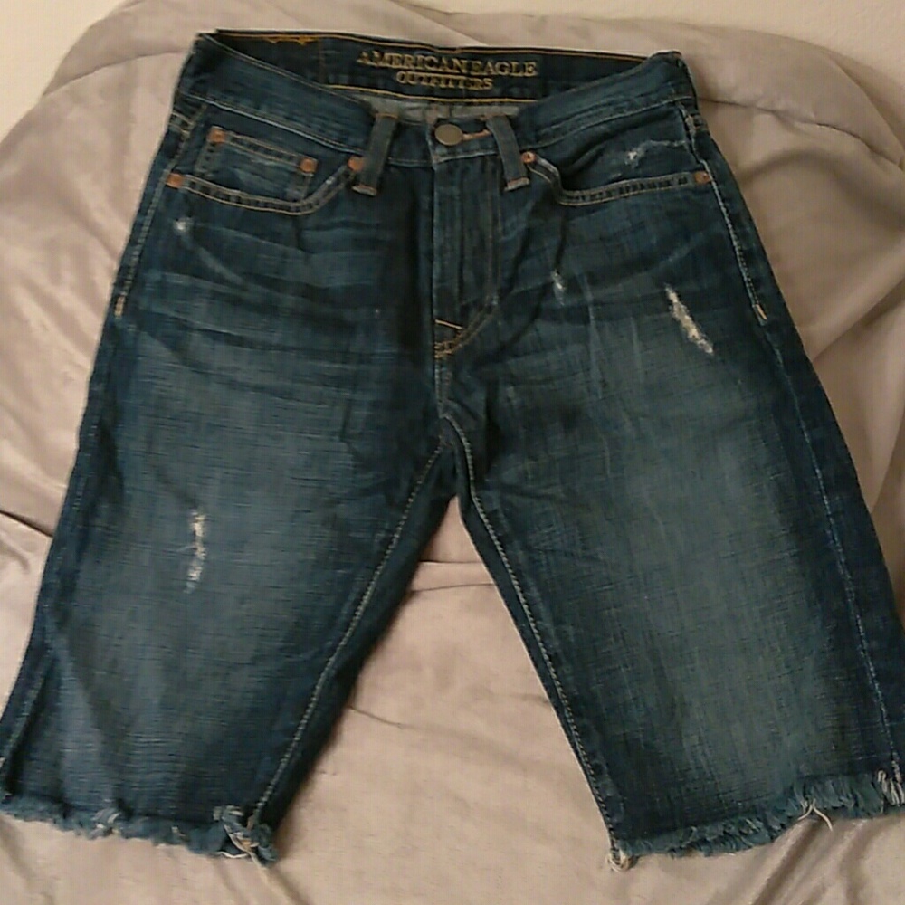 American Eagle Outfitters cutoff Bermuda shorts
